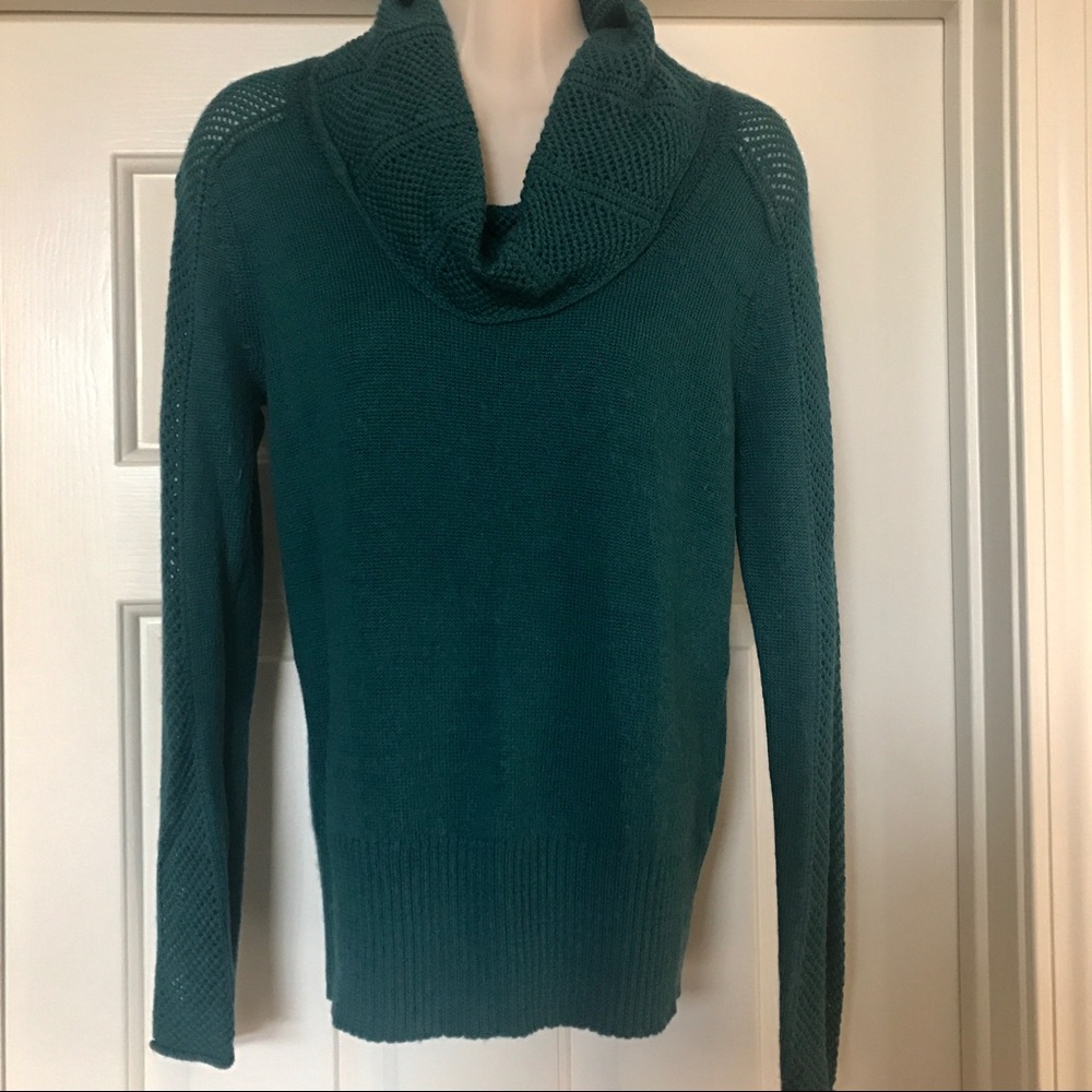 Lucky Brand teal acrylic/wool blend sweater
